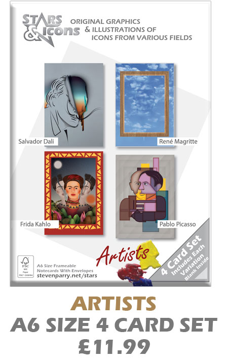 Artists 4 Card Set